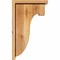 Ekena Millwork Del Monte Rough Sawn Corbel w/Backplate, Western Red Cedar, 6"W x 12"D x 20"H COR06X12X20DEL01RWR - alternate 3